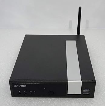 【中古】[中古パソコン][超小型][SSD][新型][4K対応][WiFi内蔵]新型Celeron SHUTTLE DX30 [B]2コア Celeron J3355 2GHz/4GB/M.2 128GB/Windows10-64bit