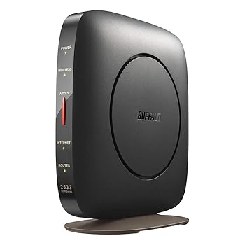 【中古】【Amazon.co.jp 限定】BUFFALO WiFi 無線LAN ルーター WSR-A2533DHP3-BK 11ac ac2600 1733+800Mbps デュアルバンド IPv6対応 日本メーカー 4LDK