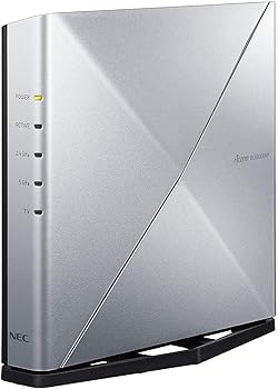【中古】NEC Aterm続きもの AX6000HP [無線電話ローカルエリアネットワークルータ/効き目処理量約4040Mbps] 親機単体 Wi-Fi 6相応う 積み上げる型番：AM-AX6000HP