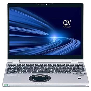 【中古】パナソニック ノートパソコン Let's note QVシリーズ ブラック＆シルバー CF-QV9HDMQR