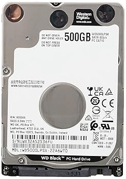 中古】WD 黒いこと WD5000LPSX 500 GB 捉え所の無い運転 - 2.5in 内蔵