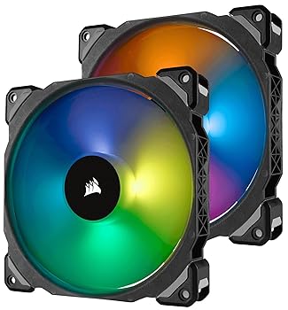【中古】Corsair ML140 PRO RGB 2 Fan Pack with Lighting Node PRO マイコン入れもの気違い [140粍径 RGB積み上げる] FN1148 CO-9050078-WW