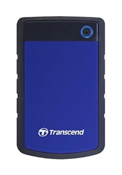 【中古】Transcend 携帯型HDD 4肺結核 【なおなお書き5/なおなお書き4 製造業者動くこと突きとめる済】 耐衝撃 USB3.1 Gen1 3 TS4TSJ25H3B青色