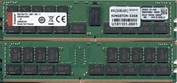 【中古】キングストン KSM24RD4/32MEI 32GB DDR4 2400MHz ECC CL17 2Rx4 1.2V Registered DIMM チップ固定 Micron E IDT