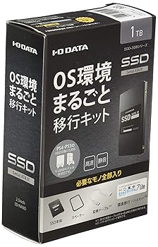 【中古】アイ・オー・データ 内蔵2.5インチSSD 1TB|Serial ATA III対応|ストレージ換装に|9.5mm変換スペーサー 日本メーカー SSD-3SB1T