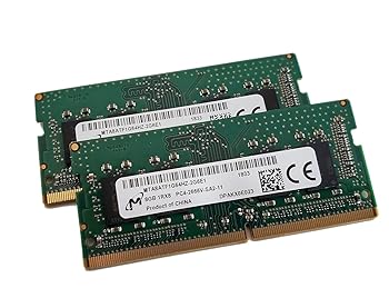 【中古】純正OEMノートパソコン Ram MTA8ATF1G64HZ-2G6E1 16GB 2x8GB PC4-21300 DDR4-2666MHz 非ECC 非バッファ 260ピン 1.2V DDR4