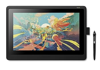 【中古】ワコム 液ため桶 液晶書き込み経口避妊薬 Wacom Cintiq 16 FHD 黒いこと オリジナルカスタムブラシセット DTK1660K1D