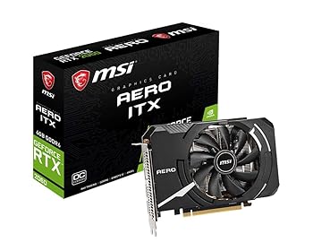【中古】MSI GeForce RTX 2060 AERO ITX 6G OC グラフィクス歌留多 [国内置き目鳴りわたる品]