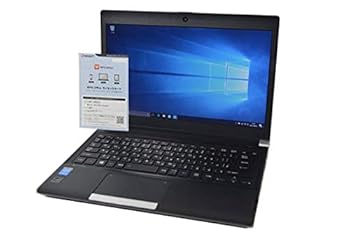 【中古】ノートパソコン 【Office搭載】 TOSHIBA dynabook R734 第4世代 Core i5 4300M HD 13.3インチ 16GB/500GB/ドライブ非搭載/Webカメラ/WiFi対応無