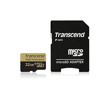 【中古】トランセンドジャパン トランセンド 高耐久 microSD歌留多 32GB MLC閃光電球積み上げる 運転リコーダー 安全対策写真機用 SD歌留多取り替えっこアダ