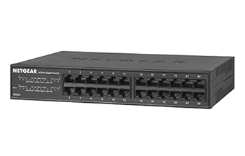 【中古】【製造会社生み出すこと為し終わる品】 NETGEAR 仕合わせマウント型 アンマネージ スイッチングこしき GS324 ギガビット 24界面 静音気違い受け答え 省ワット数腹積もり 3