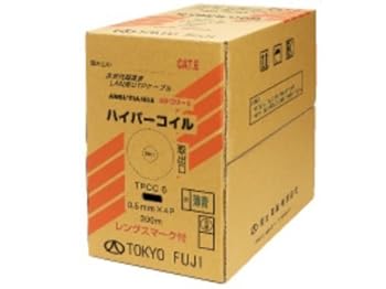 【中古】【39shop】冨士電線★Cat6 LANケーブル300m巻 TPCC6 0.5mm x 4P 黄(非常に良い)|アトリエ絵利奈
