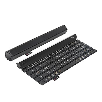 【中古】【国内正規品】LG Bluetooth対応 新型5段ロール式キーボードiOS, Android, Windows対応かな入力対応版 KBB-710 [並行輸入品]
