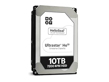 【中古】【39shop】HGST★0F27453 Ultrastar He10 HUH721010ALE601 10TB 3.5インチ SATA 6Gb/s 内蔵ハードドライブ(非常に良い)|アトリエ絵利奈