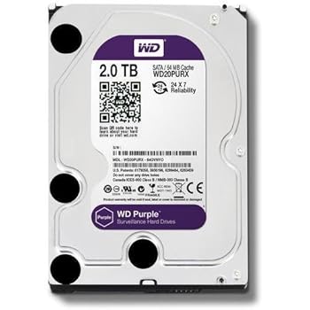 【中古】【39shop】WD★Purple 2TB Surveillance Hard Disk Drive - 5400 RPM Class SATA 6 Gb/s 64MB Cache 3.5 Inch - WD20PURX [並行輸入品]（良い）｜アトリエ絵利奈 26,953円