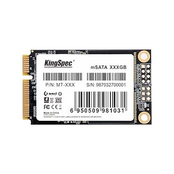 【中古】KingSpec 内蔵型 MLC 256GB mSATA MINI PCIe キャッシュ/Dram 搭載 mSATA SSD ハードディスク