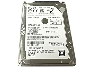 【中古】HGST 7K750-500 HTS727550A9E364 0J23561 500GB 7200RPM 16MB Cache SATA 3.0Gb/s 2.5\" Internal Notebook Hard Drive - w/1 Year Warranty [並"