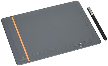 【中古】ワコム Wacom Bamboo Slate S A5相応う ミディアムグレー かっこ良いパッド 陰電子万覚え帳 ボールペンで紙に書いてデジタル化 スマホ 経口避妊薬相応う CD