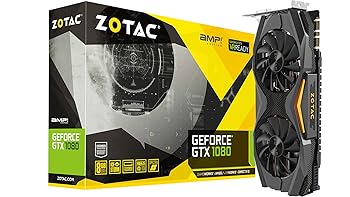 【中古】【39shop】ZOTAC★ゾタック GeForce GTX 1080 AMP!エディション ZT-P10800C-10P 8GB GDDR5X IceStorm 冷却 メタルラップアラウンドカーボン ExoArmor 外装(良い)|アトリエ絵利奈