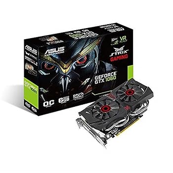 【中古】ASUS R.O.G. STRIXつづき物 NVIDIA GeForce GTX1060積み上げる映像媒体歌留多 厚地の外套時辰儀 記憶装置6GB STRIX-GTX1060-DC2O6G