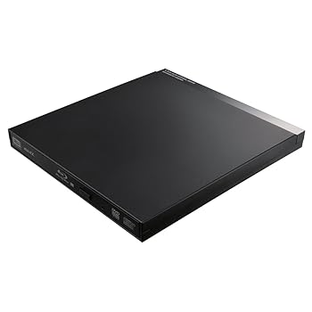 【中古】【39shop】ロジテック★ブルーレイドライブ 外付け USB3.0 再生 編集ソフト付 9.5mm薄型ドライブ ブラック LBD-PUD6U3VBK(非常に良い)｜アトリエ絵利奈
