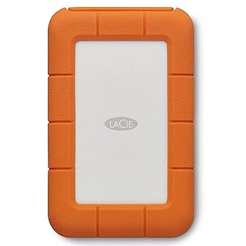 【中古】【39shop】LaCie★ラシー ポータブルHDD ハードディスク 4TB Rugged Mini USB-C Mac/iPad/Windows対応 外付けHDD 国内正規代理店品 2 2EUAPA(非常に良い)｜アトリエ絵利奈
