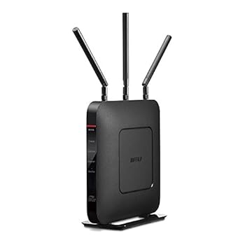 【中古】BUFFALO 無線LAN 無線電話ローカルエリアネットワーク ルータ WXR-1751DHP2 11ac ac1750 1300+450Mbps デュアルダンス楽隊 4LDK 3階建向け 【iPhone8/iPhoneX/iPhoneXS/Amazon Ech