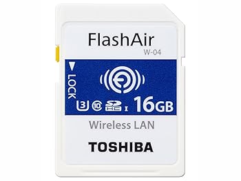 【中古】SD-UWA016G FlashAir W-04 無線LAN内蔵SDHCカード 16GB CLASS