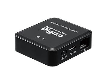【中古】プリンストン大学 ワイヤレスモバイルストレージ「Digizo ShAirDisk」 PTW-SDISK1 パソコン・周辺機器-その他