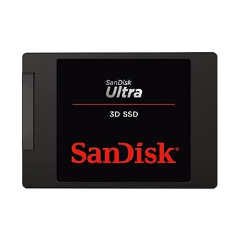【中古】SanDisk 内蔵SSD 2.5インチ / 500GB / SSD Ultra 3D / SATA3.0 / 5 / SDSSDH3-500G-J25