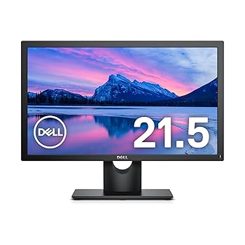 【中古】Dell モニター 21.5インチ E2218HN3年間交換/CIE1976 82%/フルHD/TN非光沢/ブルーライト軽減/フリッカーフリー/HDMI,D-Sub15ピン