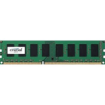 【中古】crucial デスクトップ用メモリ 4GB DDR3 1600MHz PC3L-12800 低電圧 1.35V・1.5V両対応 CT51264BD160BJ