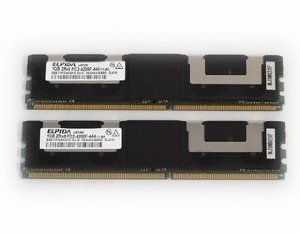 【中古】中古美品 日本ELPIDAHP PC2-5300F 2GB FB DIMM 2枚セット 合計4GB