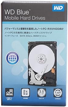 【中古】WESTERN DIGITAL 2.5in内蔵HDD 1結核症 SATA6.0Gb/s 5400rpm 16MB 7.0粍厚 WD10SPCX