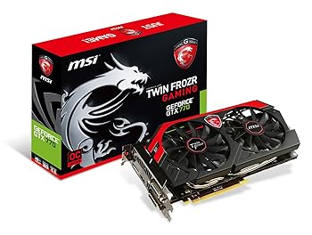 【中古】MSI社製 NVIDIA GeForce GTX770搭載ビデオカードオーバークロックモデル N770GTX Twin Frozr 4S OC V2