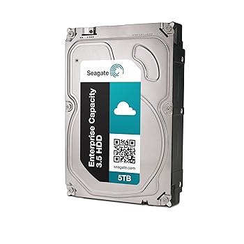 【中古】Seagate 5 結核症会社組織静電容量HDD SATA 6 Gb / s 128 MB現ナマ3.5in内蔵ベア運転 st5000航空マイル0024