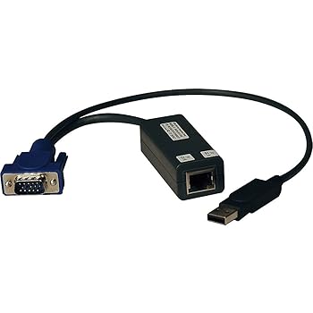 【中古】Tripp Lite USB Server Interface Unit 8 Pack KVM Switch 固定ディスク15 USB RJ45 - Keyboard / video / mouse / USB adapter - 固定ディスク-15 M to USB, RJ-45 p