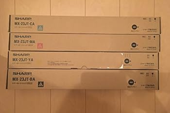 【中古】MX-23JT　カラー4色セット　SHARP　MX-2310F用/MX-3111F用/MX-2514FN用/MX-3114FN用　　国内純正トナー