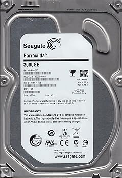 【中古】st3000dm001、w1 F、Wu、PN 9yn166 ? 568、FW 竓96、Seagate 3tb SATA 3.5捉え所のない運転
