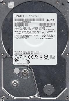 【中古】hds721010cla332、PN 0 F10383、MLC jpt39 C、Hitachi 1tb SATA 3.5捉え所の無い運転