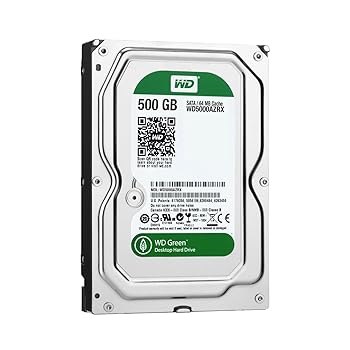 【中古】WD Green 500GB Desktop Hard Drive: 3.5-inch, SATA 6 Gb/s, IntelliPower, 64MB Cache WD5000AZRX [並行輸入品]