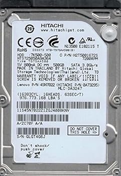 【中古】HTS725050A9A364 P/N: 0A73295 MLC: DA3247 日立 500GB