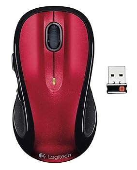 【中古】Logitech Wireless Mouse M510 - Red 910-004554 [並行輸入品]