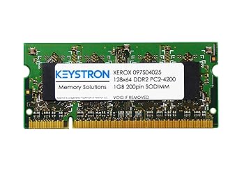 【中古】【39shop】1★GB ddr2 533 MHz SODIMMメモリアップグレードfor Xerox Phaser 6130、6130 N、6180、6180dn、6180 MFP、N、7500dn P / N : kvr533d2s4 / 1g、(非常に良い)｜アトリエ絵利奈
