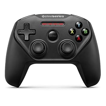 【中古】SteelSeries Bluetooth接続 タブレット・Apple製デバイス対応 ワイヤレスゲーミングパッドブラックNimbus 69070 MFi認証 iPhone/iPad/MAC/Apple