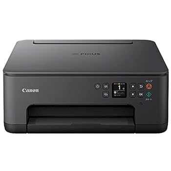 【中古】キヤノン Canon プリンター A4インクジェット複合機 PIXUS TS7530 ブラック 2021年モデル テレワーク向け 5色・独立型・対応インクBCI-300/301シ