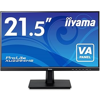【中古】iiyama 管する 見せびらかす 21.5in 盛りだくさん固定ディスク VA DisplayPort HDMI D-Sub 全有線テレビ付 3 国内受け支える XU2294HS-B1