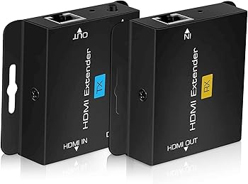 【中古】【EDID コピー機能】HDMI LAN エクステンダー EX701 60Mまで HDMI RJ45 変換 延長器 有線LAN Extender RJ45 Converter 1080P 60Hz CAT6 CAT7 PC