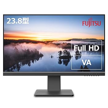 【中古】【公式】 富士通 ディスプレイ23.8型 VAパネル/フルHD/HDMI/ブルーライト軽減/高さ調節/縦横回転/5 VTシリーズ VTF24011BT｜アトリエ絵利奈