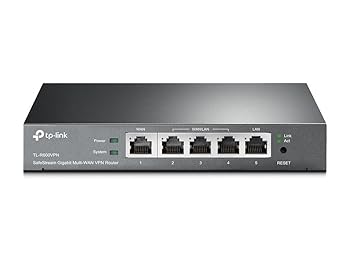【中古】TP-Link Safestream VPN ルーター ギガビット Ipsec対応 高速通信 雷サージ防止 強固 ファイウォール機能 5 TL-R600VPN